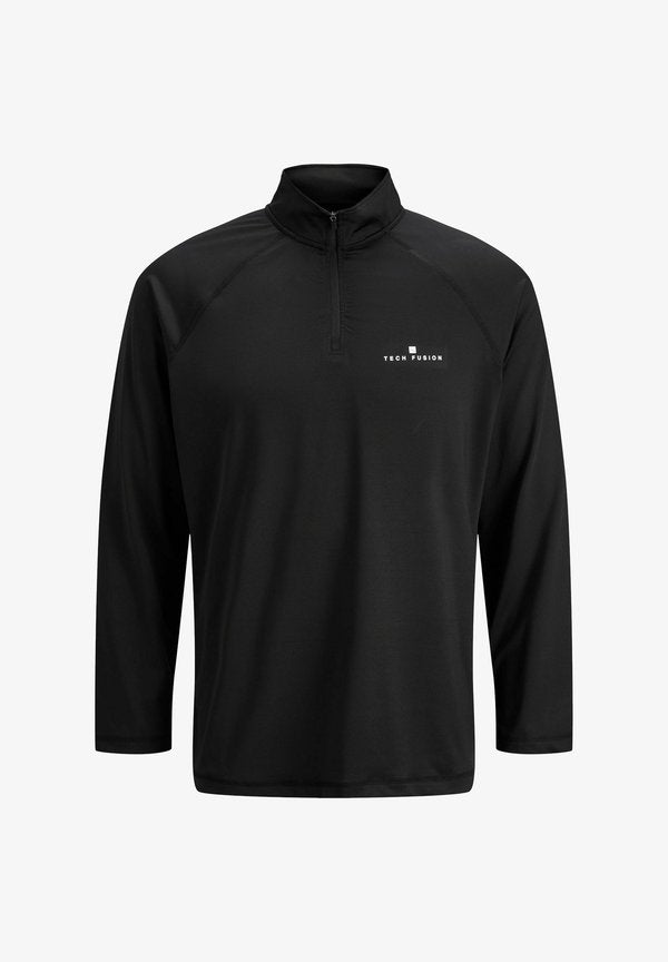 Jack & Jones Longsleeved Longsleeved SKI AW25 - Long sleeved top - black beauty