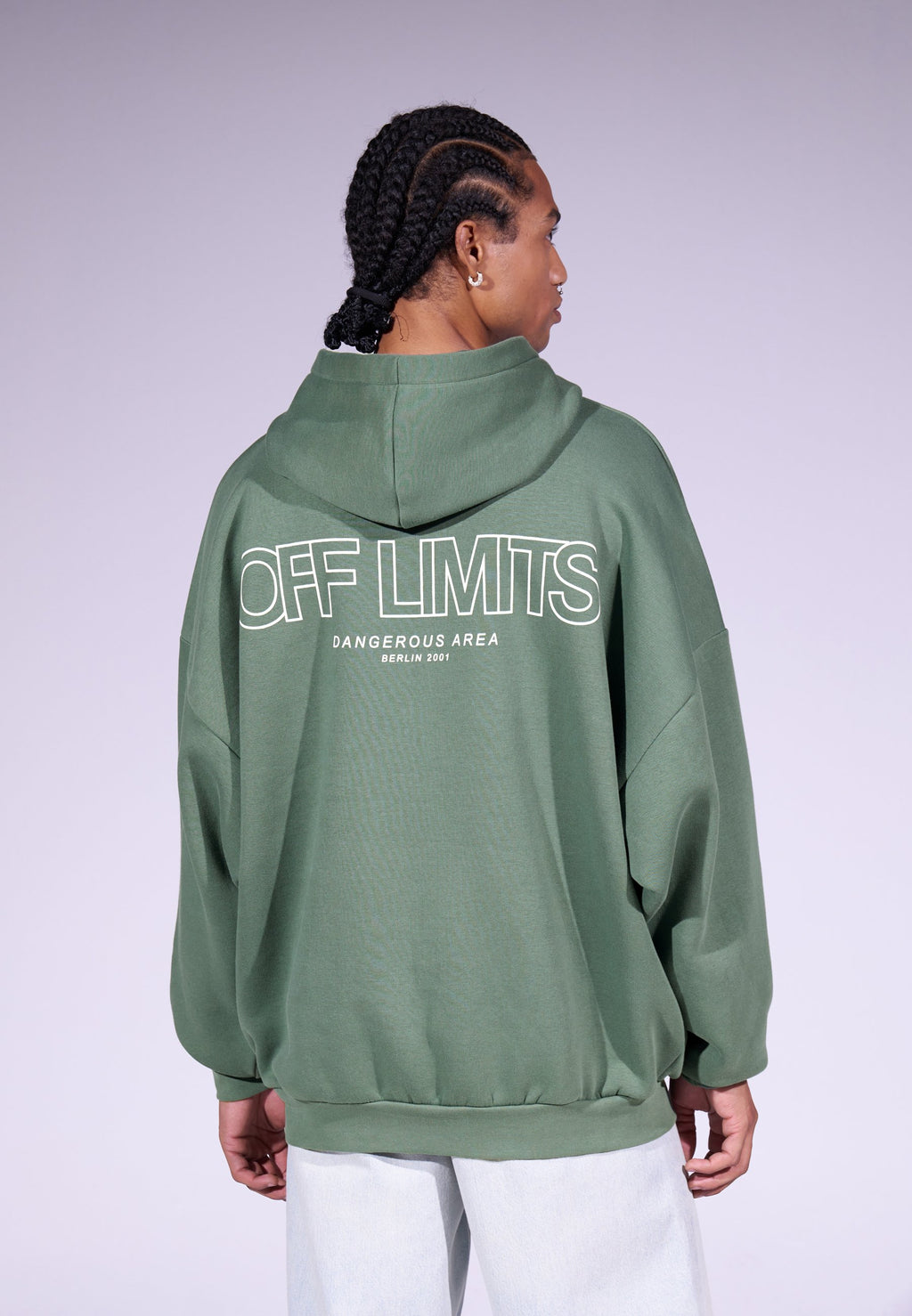 YOURTURN UNISEX RELAXED FIT OFF LIMITS HOODIE