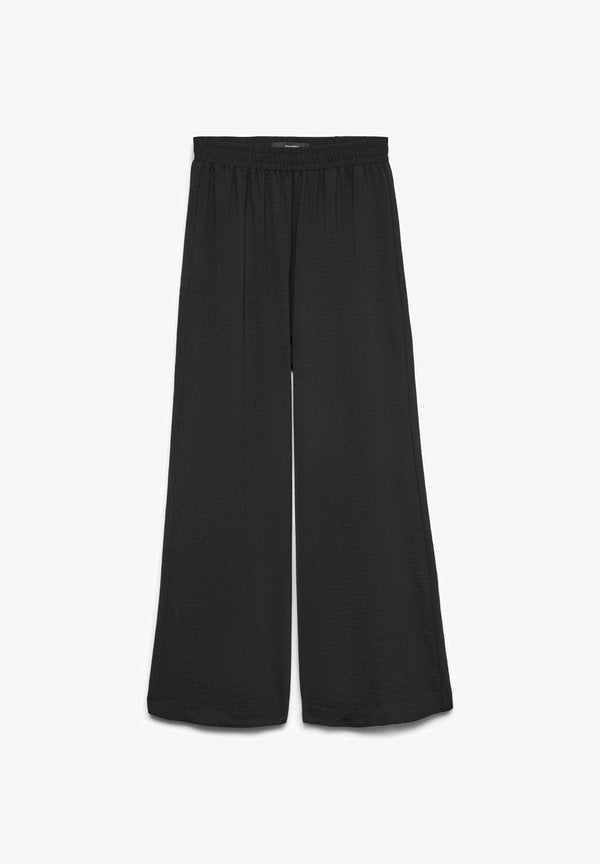 Vero Moda VMMETTE High waist - Trousers - black