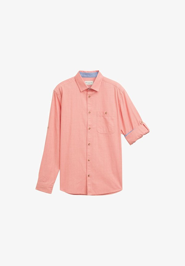 TOM TAILOR Shirt - coral straight structure
