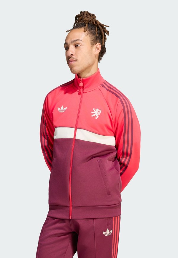 adidas Performance OLYMPIQUE LYONNAIS ORIGINALS TRACK TOP - Club wear - active pink   victory crimson
