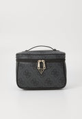 Guess BERTA TOILETRY TRAIN CASE - Wash bag - coal
