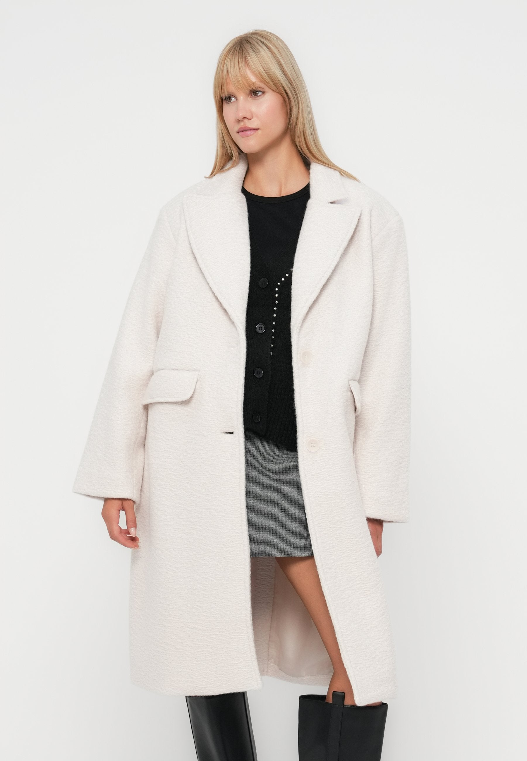 ONLY ONLSANNE BOUCLE COAT