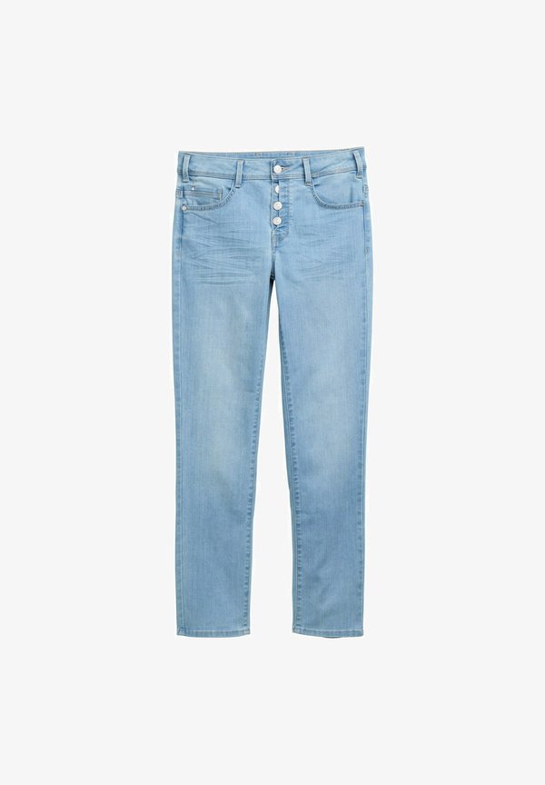 TOM TAILOR TTALEXA STRAIGHT FIT - Straight leg jeans - light stone wash denim