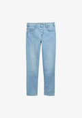 TOM TAILOR TTALEXA STRAIGHT FIT - Straight leg jeans - light stone wash denim