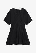 Calvin Klein Jeans SHORT SLEEVE MINI  - Day dress - black