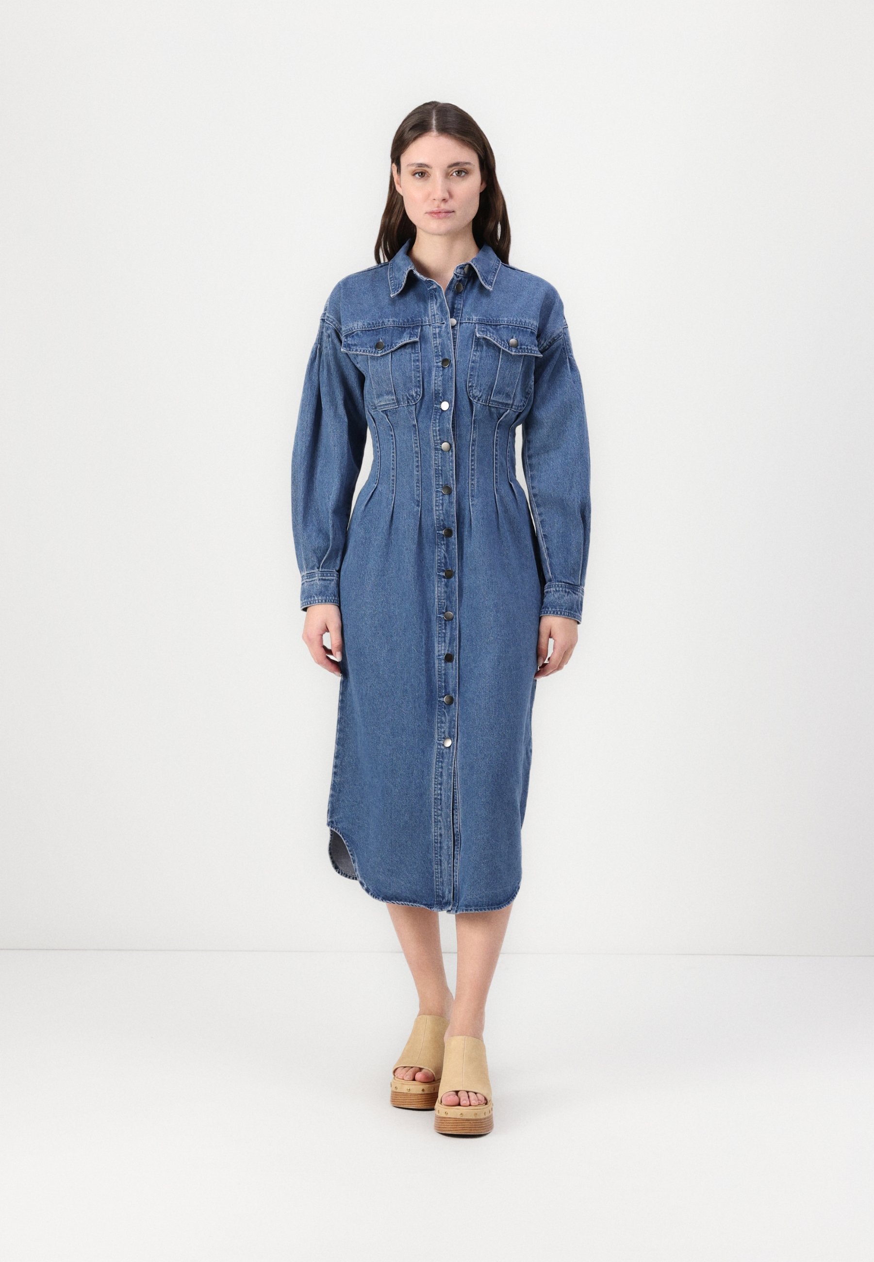 Rouge Edit ANNELIESE SHIRT DRESS