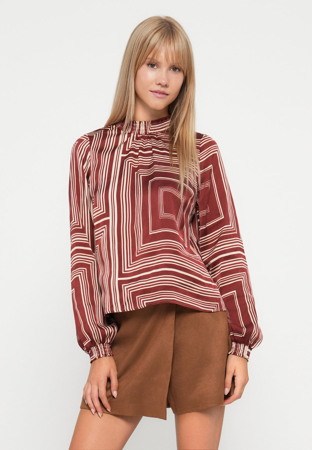 VILA VISOFIE HIGH NECK PRINTED