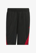 adidas Performance 3-STRIPES   - Sports shorts - black   team power red