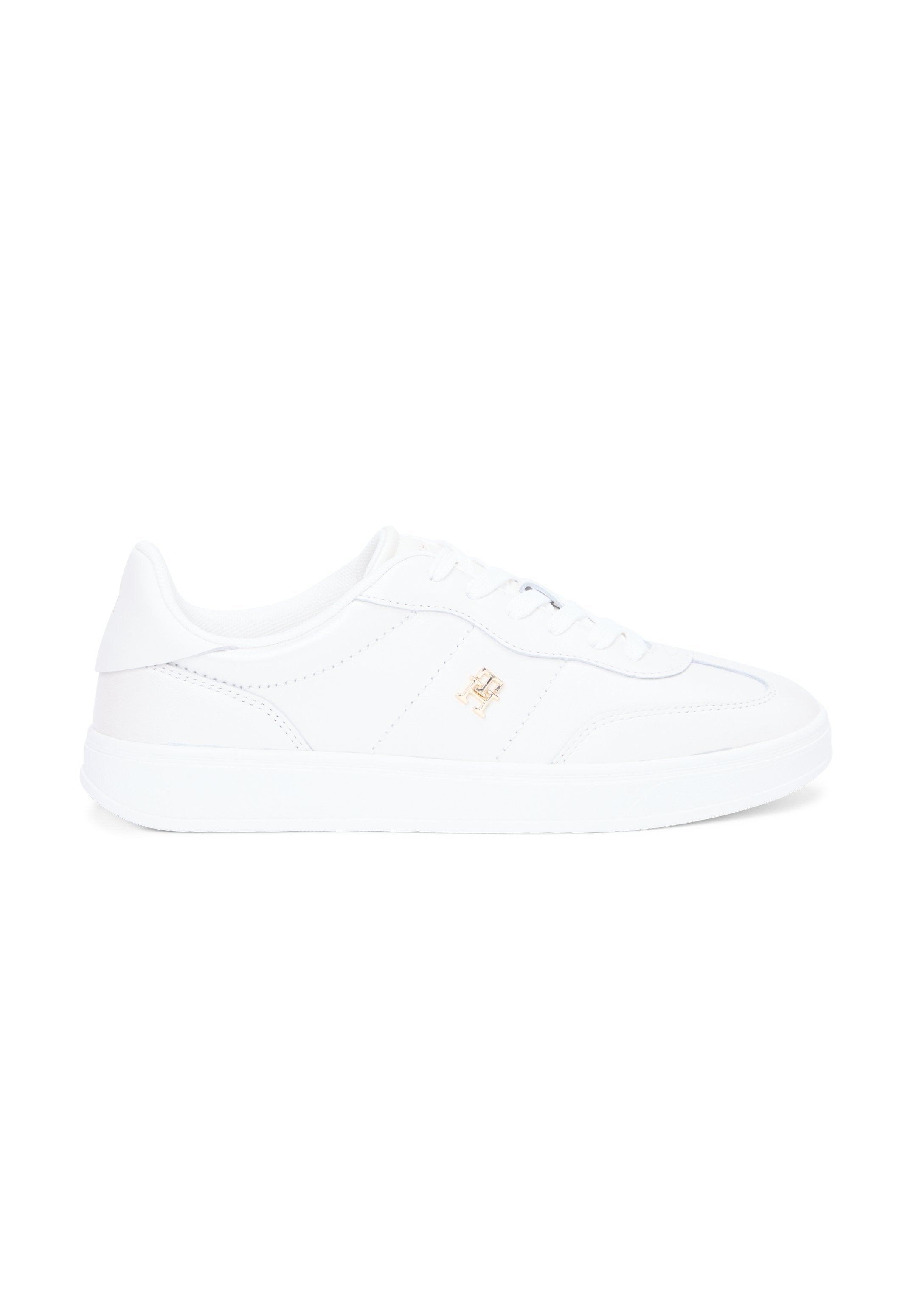 TH MONOGRAM METALLIC TRAINERS WITH LEATHER Media 5