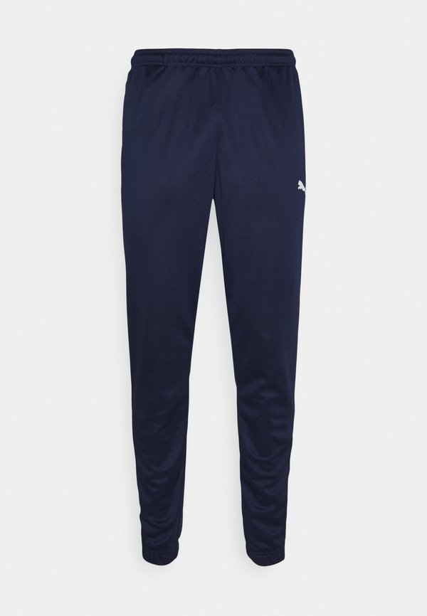 Puma TEAMRISE TRAINING PANTS - Tracksuit bottoms - peacoat/white