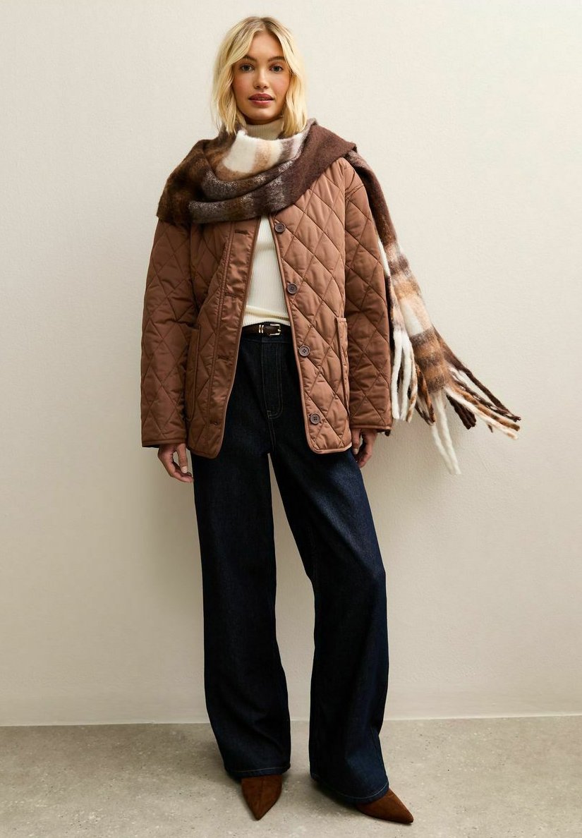 New Look MID LONGLINE QUILTED