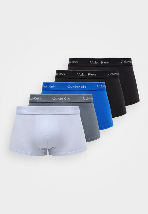 Calvin Klein Underwear LOW RISE TRUNK ICON COTTON STRETCH 5 PACK - Trunks - black/royalty/casual blue/turbulence