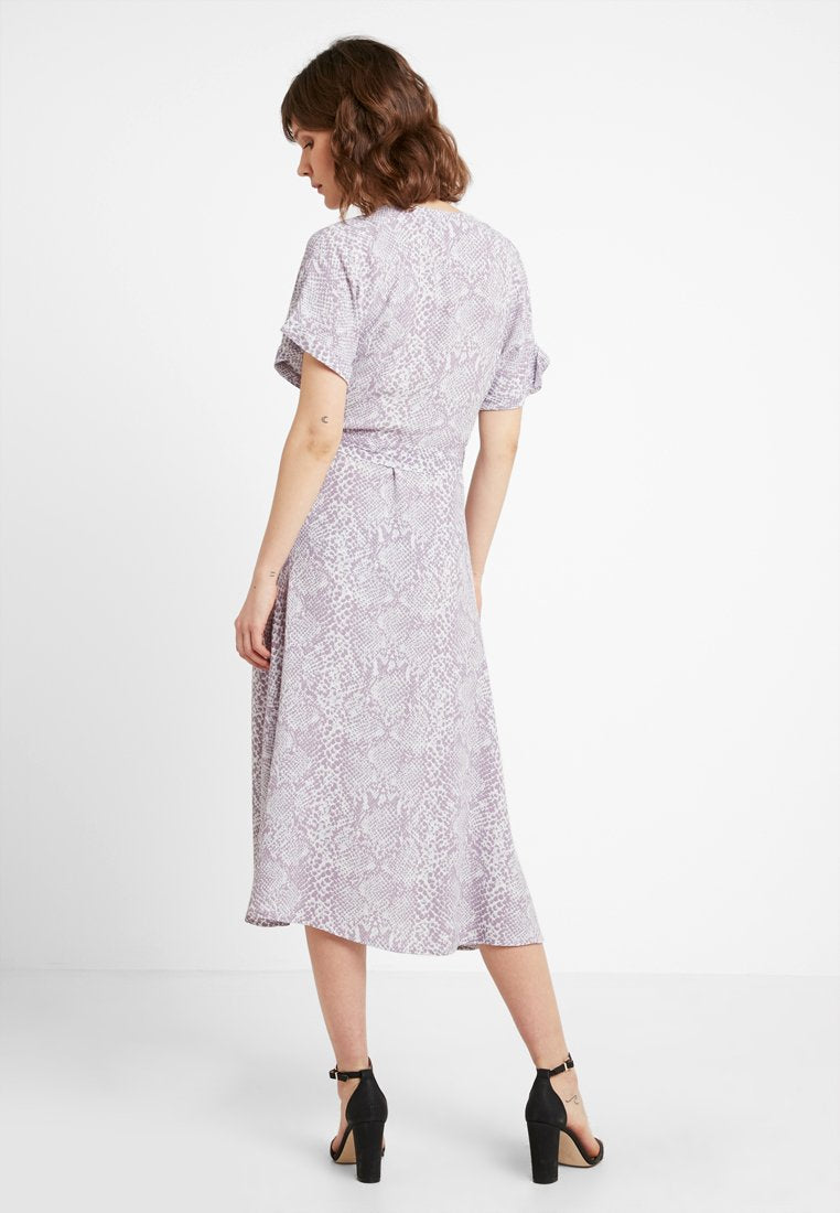 New Look PRINT THRU MIDI DRESS
