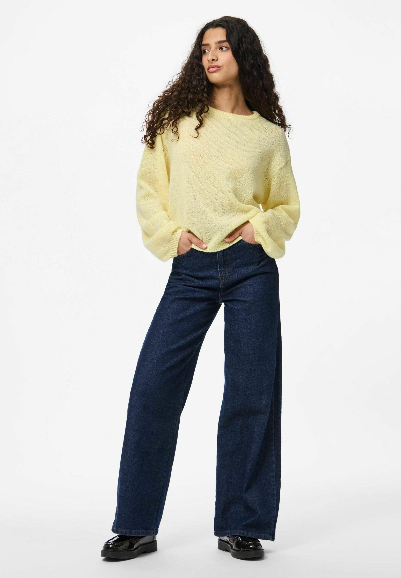 Pieces PCIDA LS O-NECK KNIT NOOS BC
