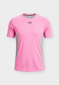 Under Armour CHALLENGER PRO - Sports T-shirt - pink frenzy/titan gray/ultimate black