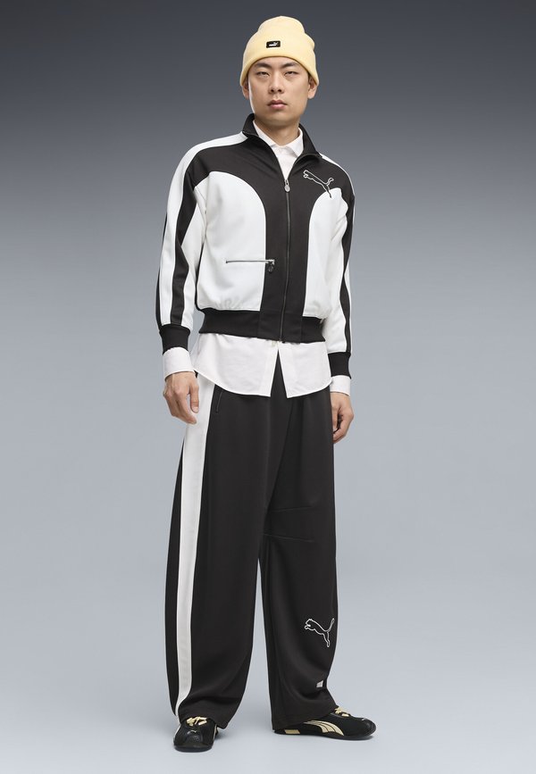Puma T7 LOVE OF THE CAT BARREL TRACK PANTS - Tracksuit bottoms - black