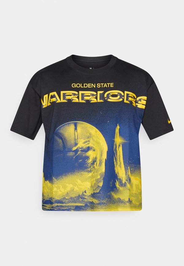Nike Performance GOLDEN STATE WARRIORS GSW BOXY - Club wear - black