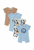 4 PACK SHORT SLEEVE ROMPERS  Media 1