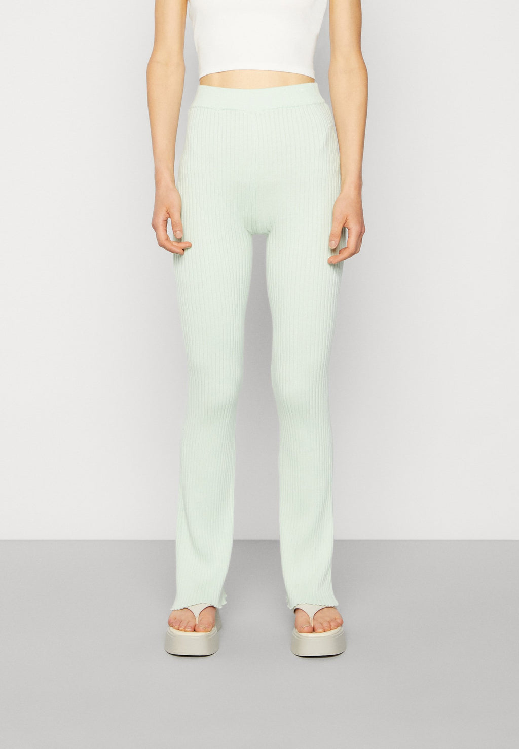 Glamorous SLIM TROUSERS WITH SLIGHT FLARE