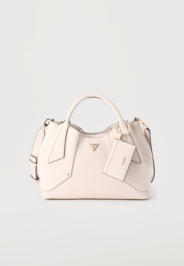 Guess DARCY GIRLFRIEND SATCHEL - Handbag - stone