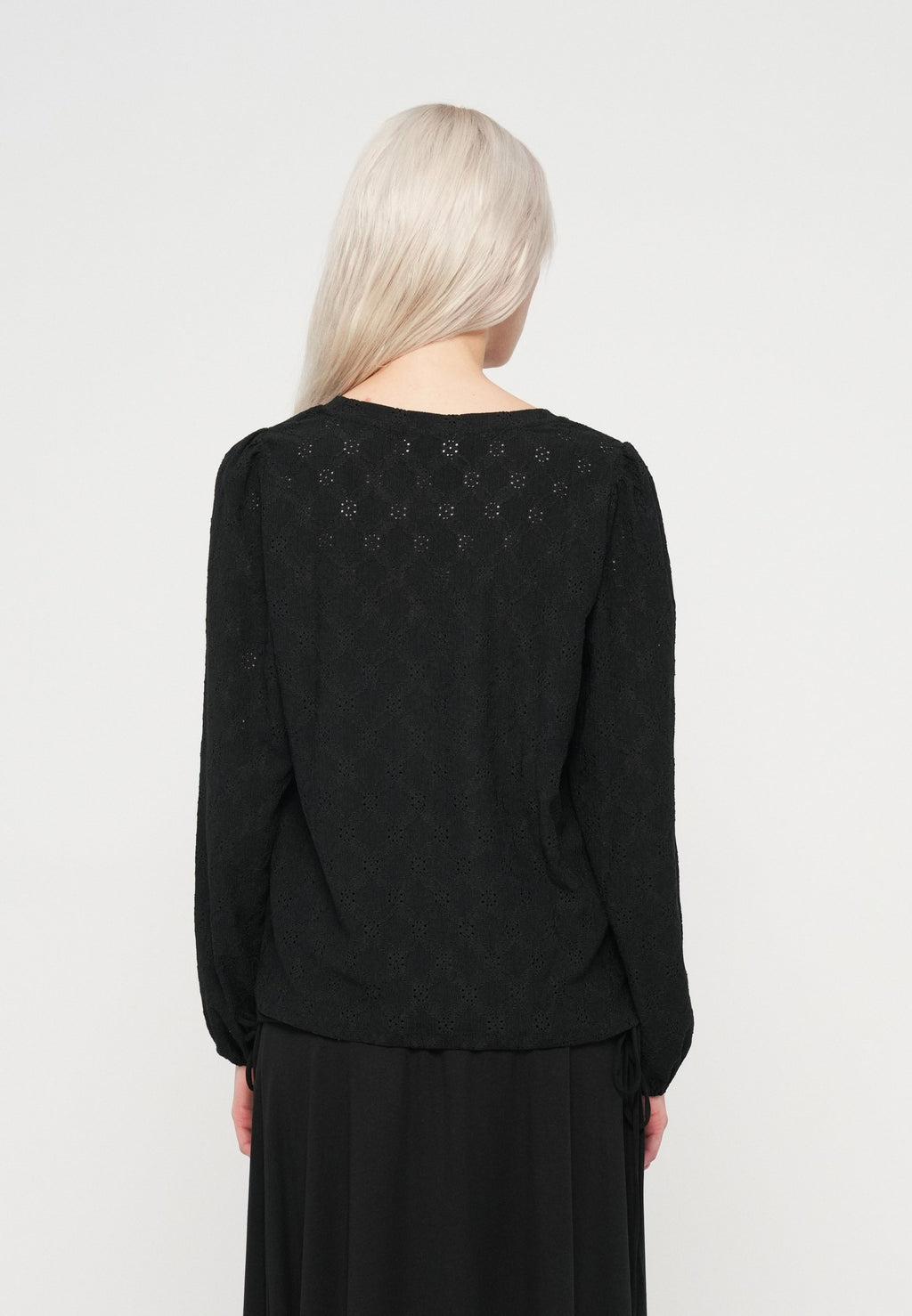 VILA VIASTA O-NECK L/S TOP - NOOS