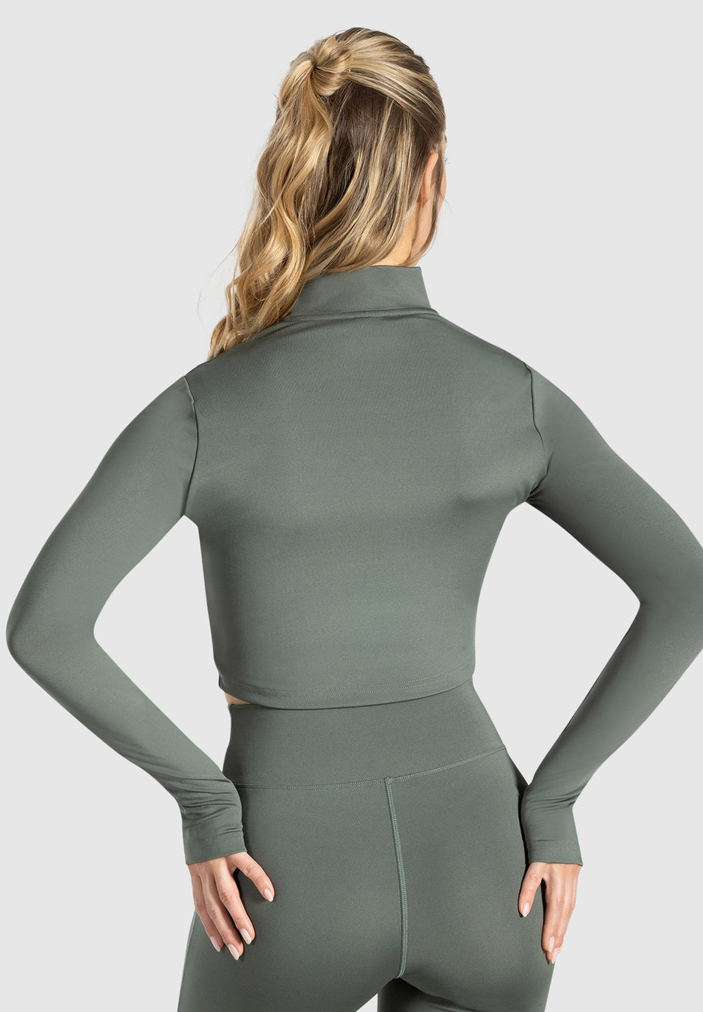 Smilodox CROPPED ZIP TRAINING NILAI
