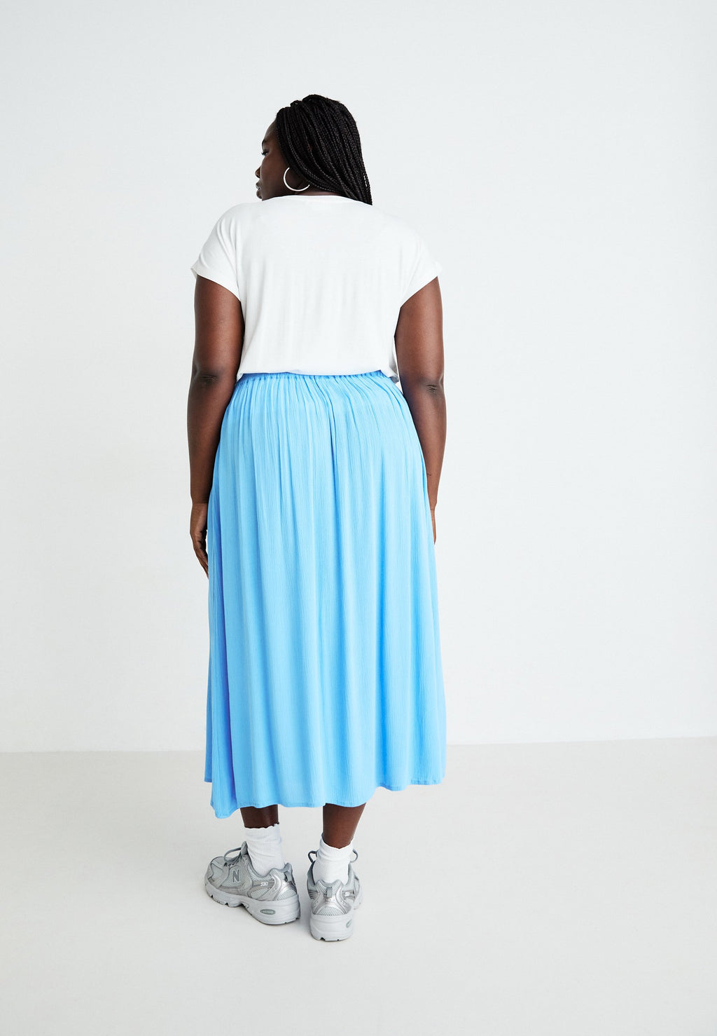 ONLY Carmakoma CARTRIB LIFE LONG SKIRT SOLID
