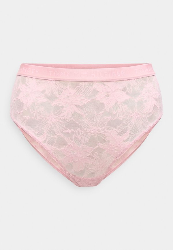 Tommy Hilfiger REPEAT LOGO LACE HIGH RISE BRIEFS - Briefs - bonita pink