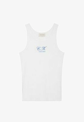 Calvin Klein Jeans Top - bright white