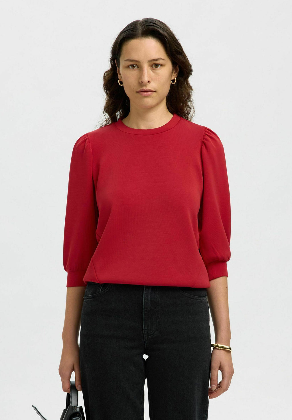 Selected SLFTENNY 3/4 SWEAT TOP NOOS
