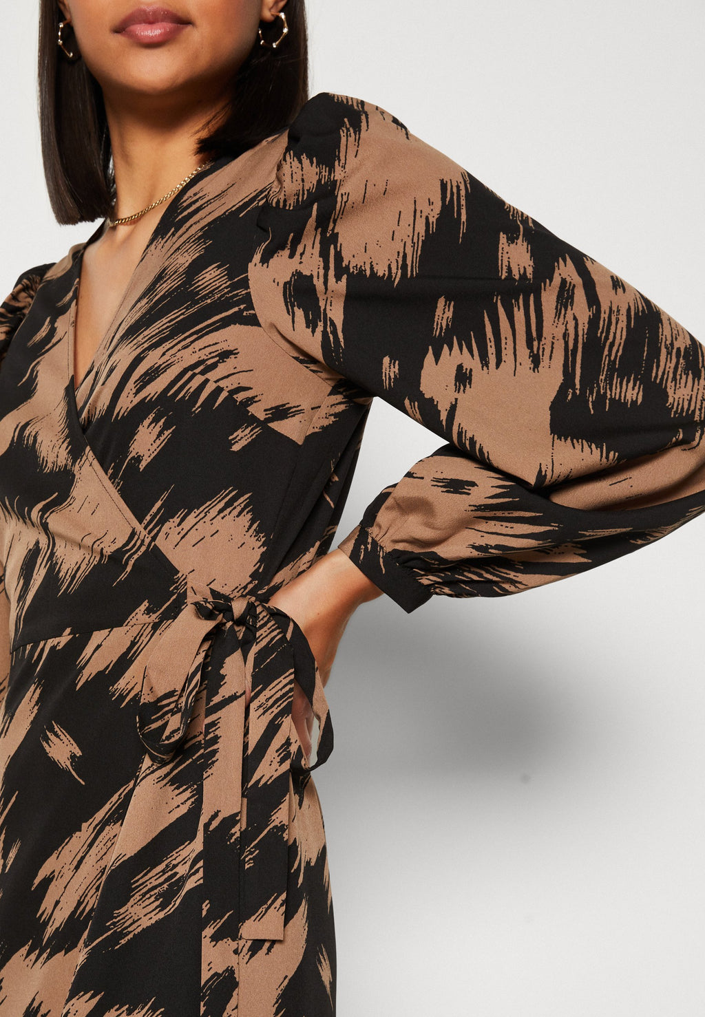 VILA VIJULIETTA MIDI WRAP DRESS