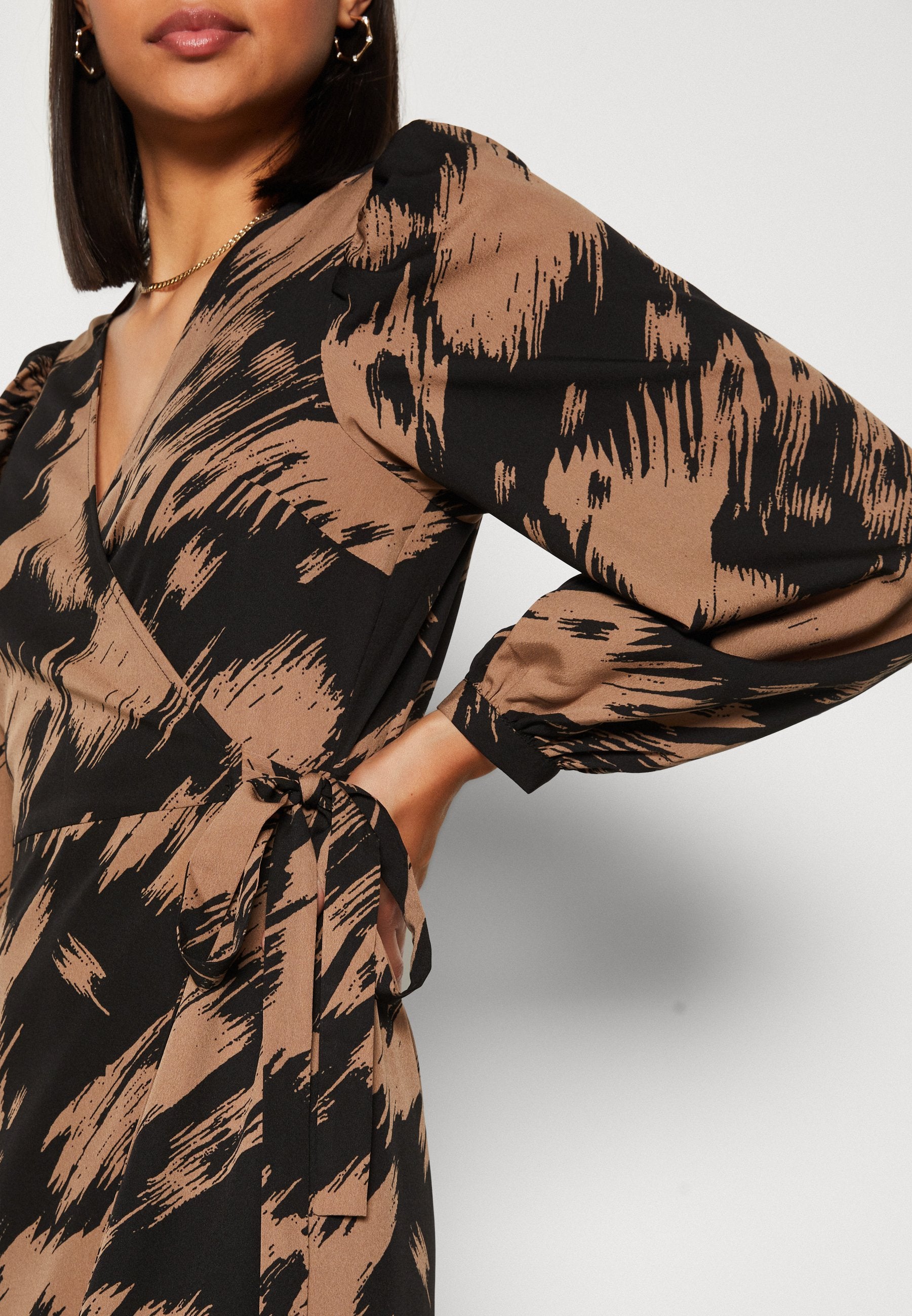 VILA VIJULIETTA MIDI WRAP DRESS