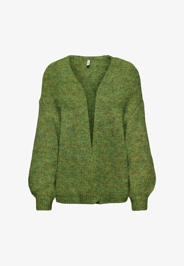 ONLY ONLNELLIE LS OPEN CARDIGAN KNT - Cardigan - forest night