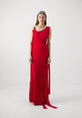 HABEY CLUB ASYMMETRICAL LONG DRESS