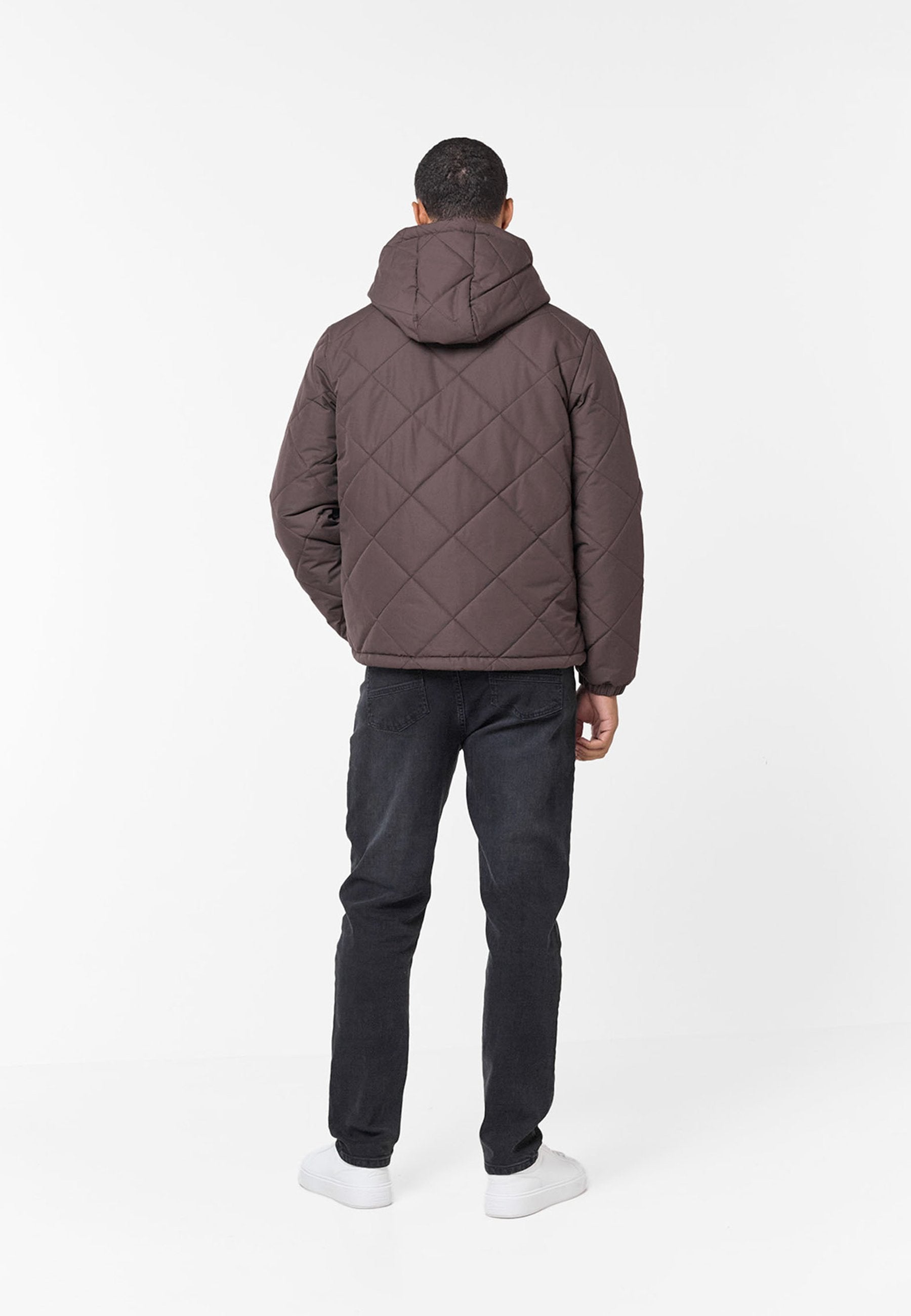 CLOSURE London DIAMOND QUILTED POCKET PUFFER