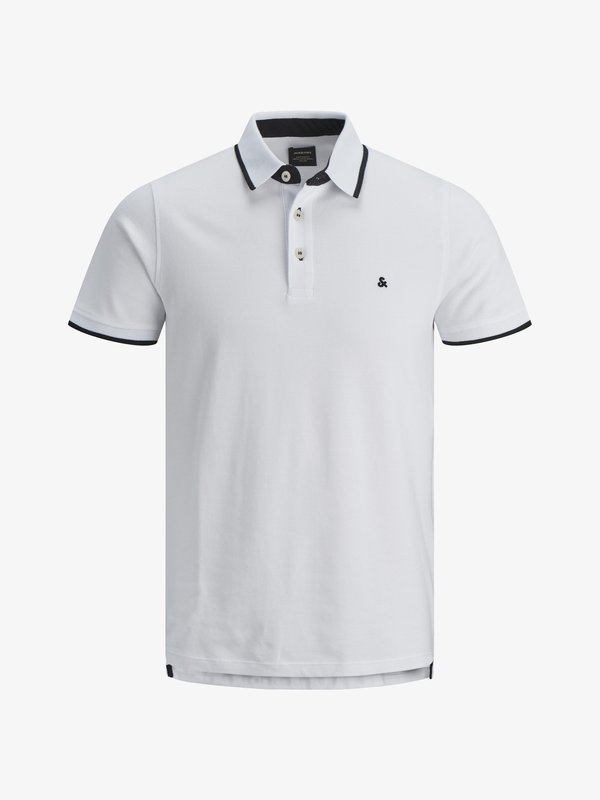 Jack & Jones JJEPAULOS POLO SS NOOS - Polo shirt - white