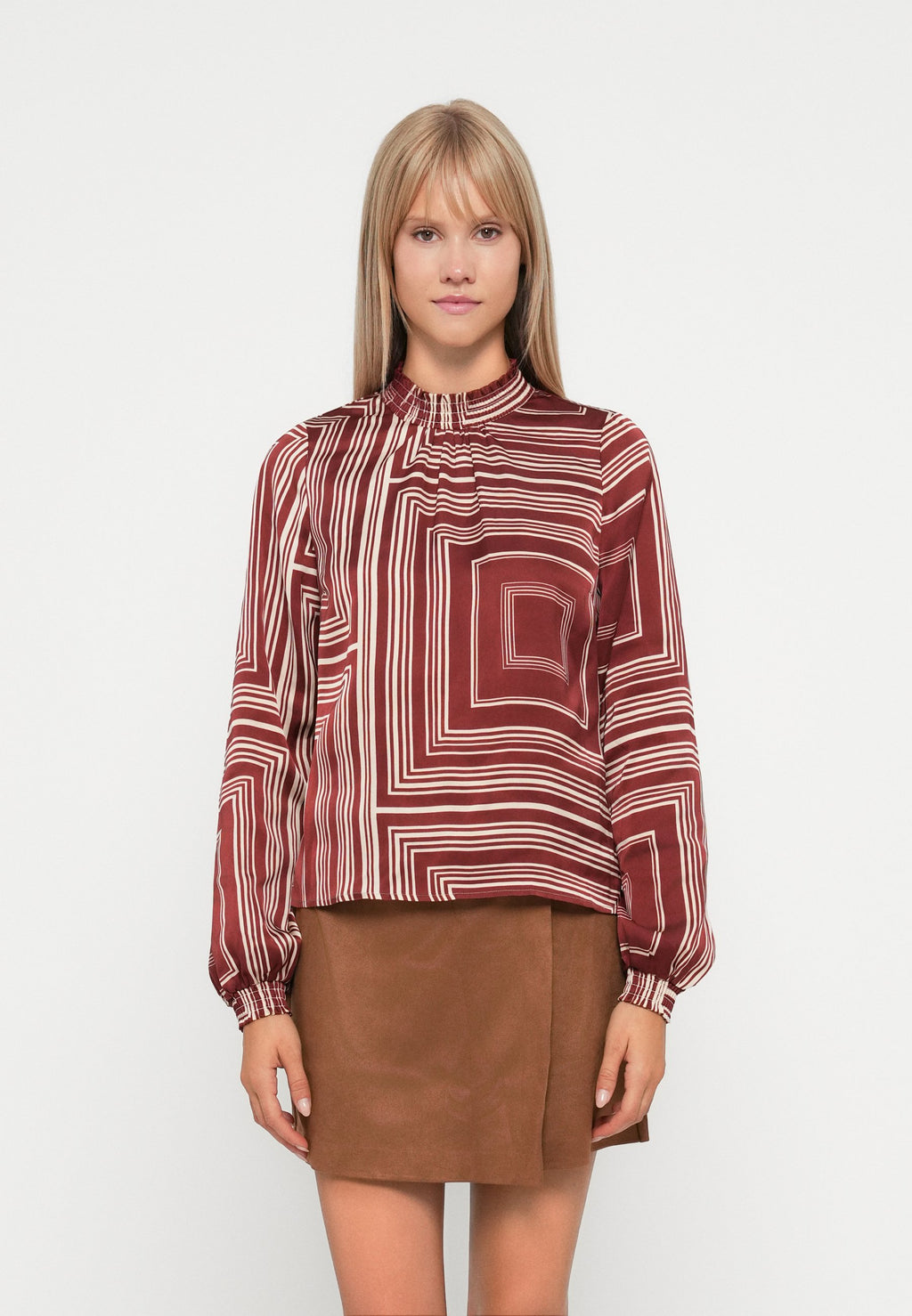 VILA VISOFIE HIGH NECK PRINTED