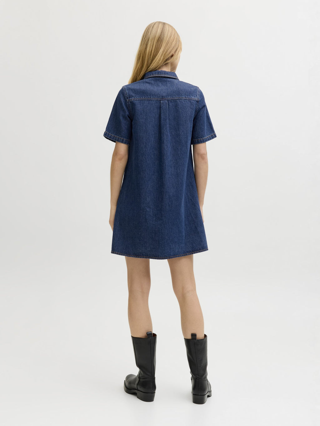 JJXX JXAMARA SILLE SS SHORT DRESS DNM SN