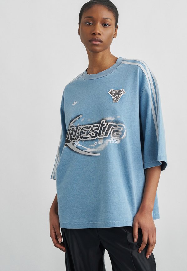 adidas Originals TEE - Print T-shirt - light blue