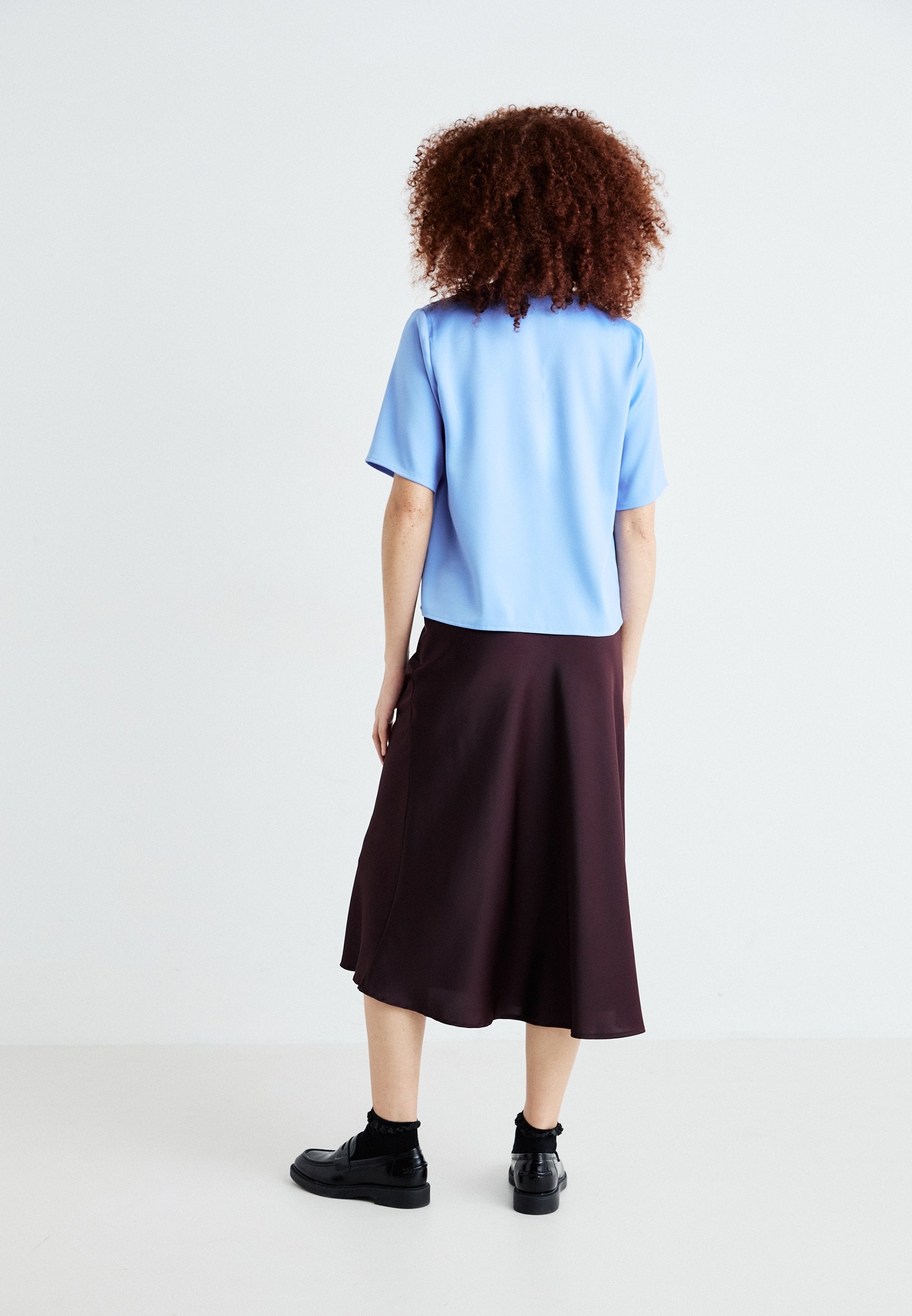 Selected V-neck short sleeved