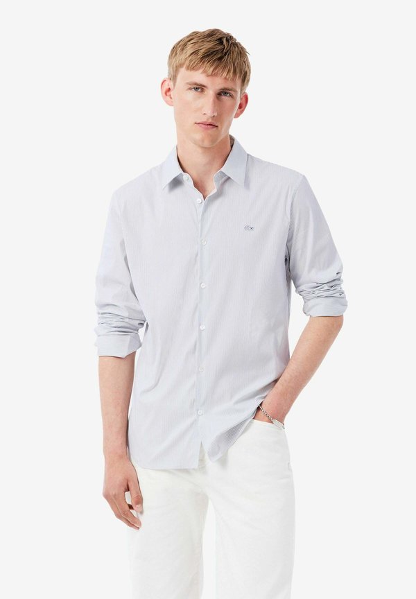 Lacoste LACOSTE - - Shirt - blanc bleu marine