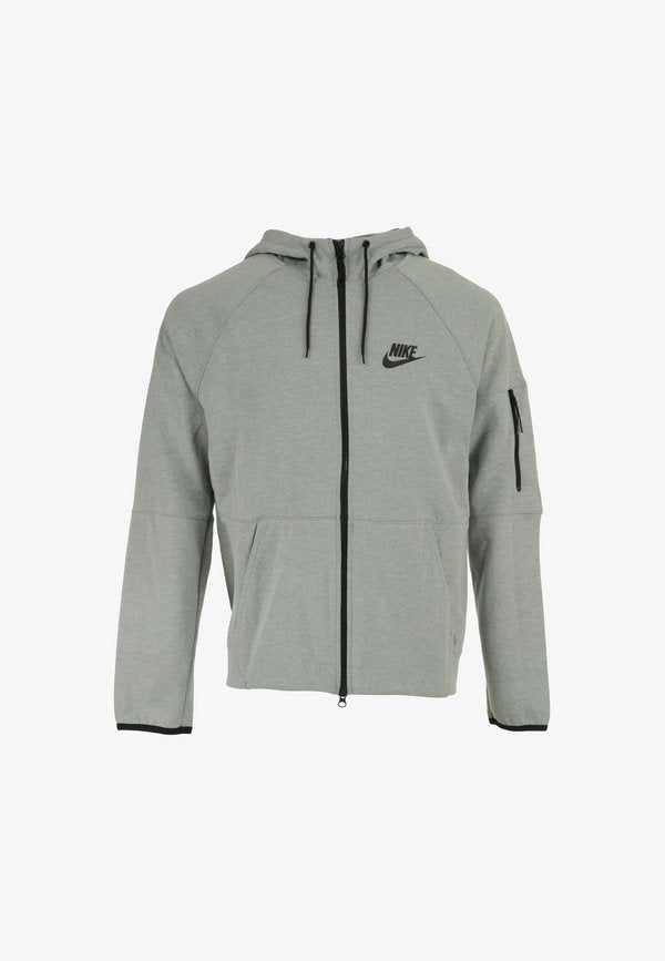 Nike Sportswear TECH FLEECE ESSENTIAL - Zip-up sweatshirt - grey