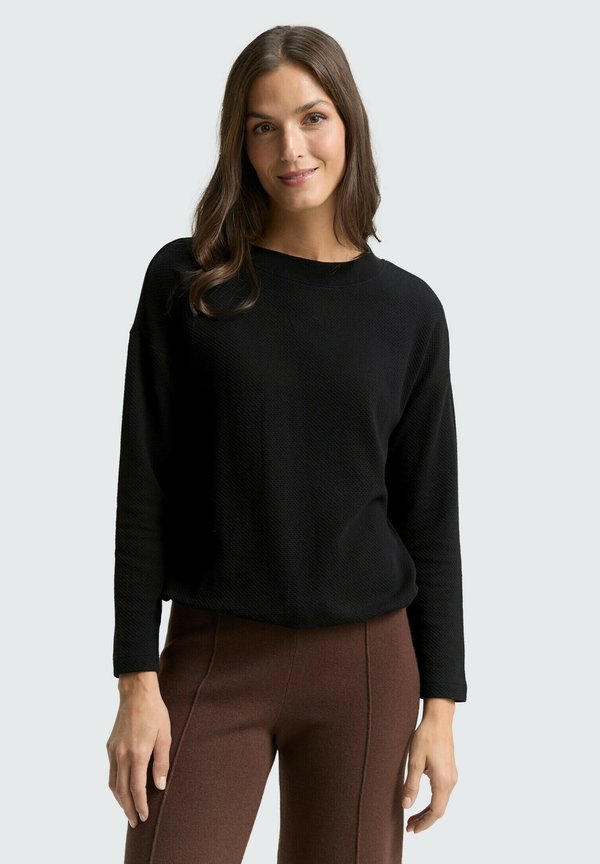 TOM TAILOR LOOSE FIT  - Sweatshirt - deep black