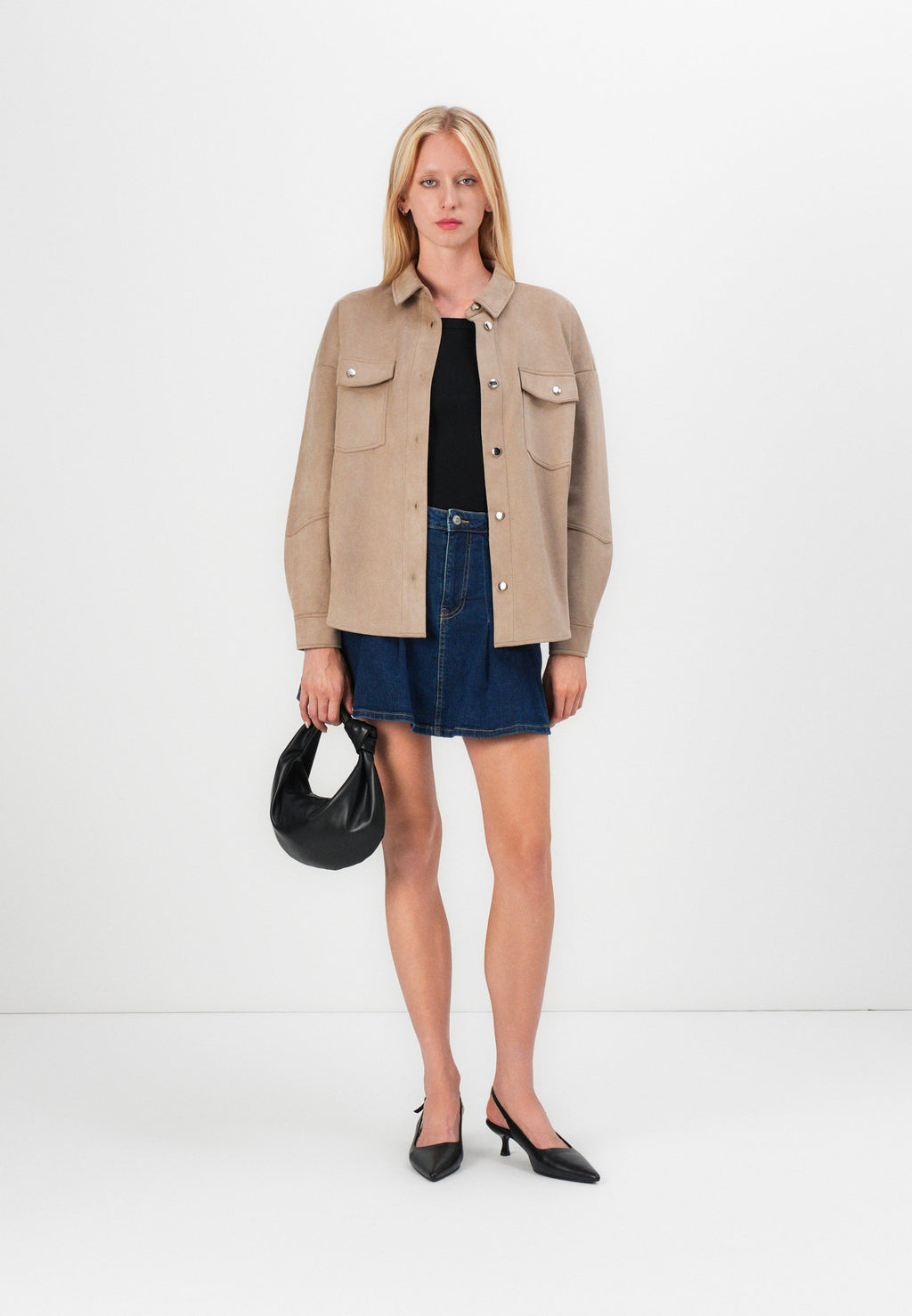 ONLY ONLCALA PLEAT MINI SKIRT