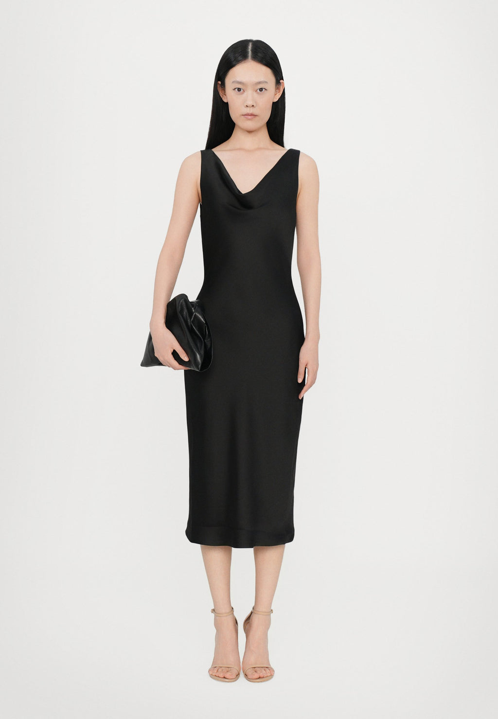 Norma Kamali MARIA DRESS BELOW KNEE