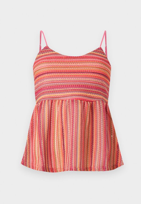 ONLY ONLSANDY SINGLET - Top - raspberry/mock orange