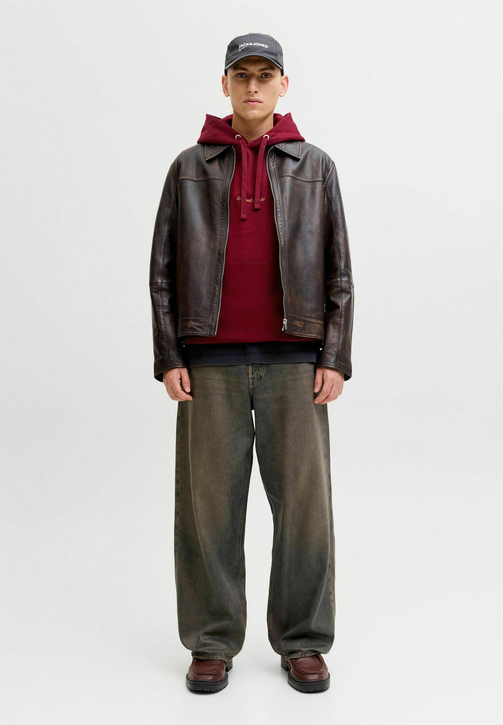 Jack & Jones JORNORREBRO EMB SWEAT HOOD NOOS