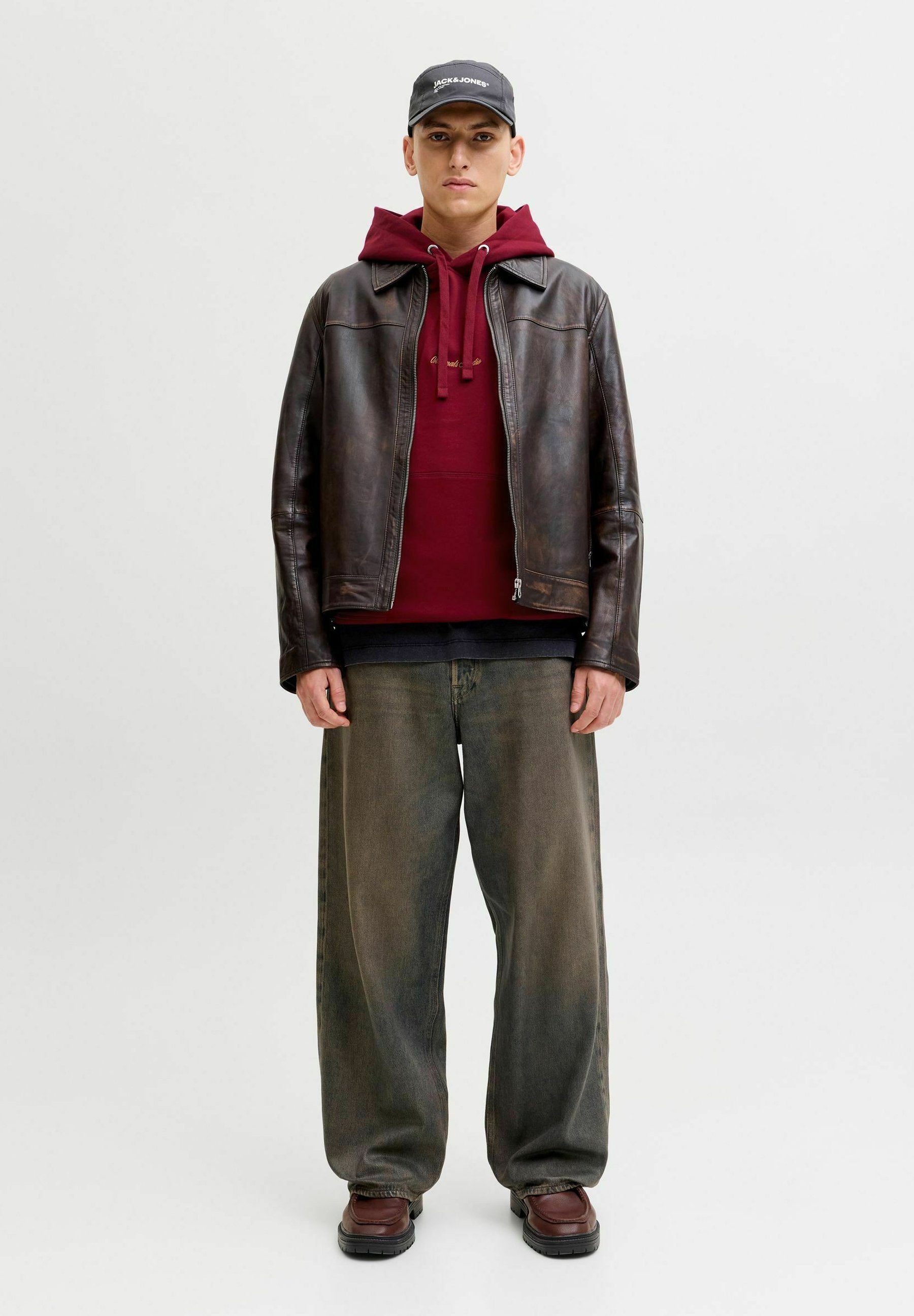 Jack & Jones JORNORREBRO EMB SWEAT HOOD NOOS