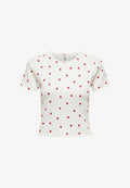 ONLY ONLFENJA - Print T-shirt - cloud dancer